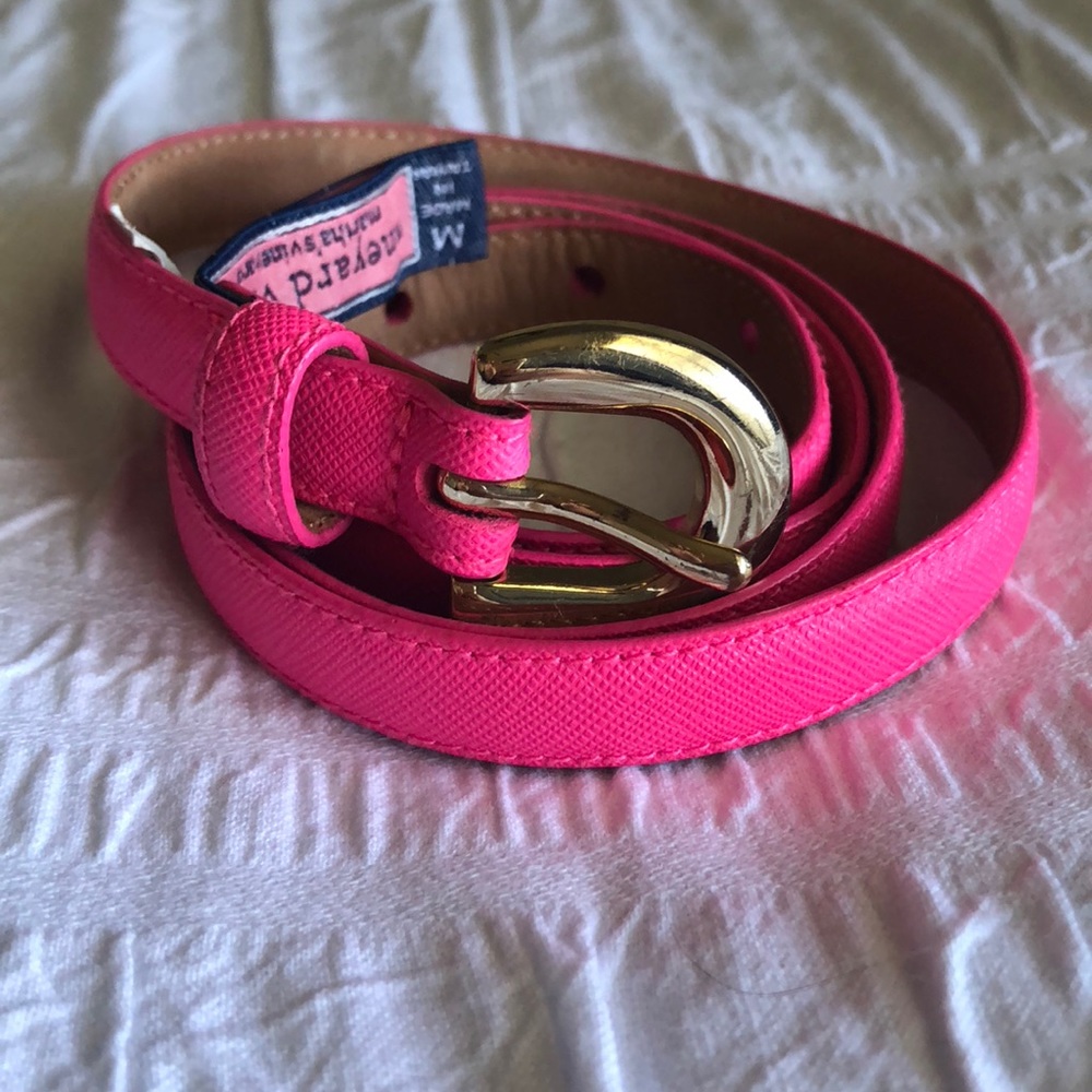 Vineyard Vines Brand New Pink Skinny Belt!